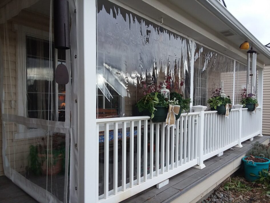 Winterize a screen porch