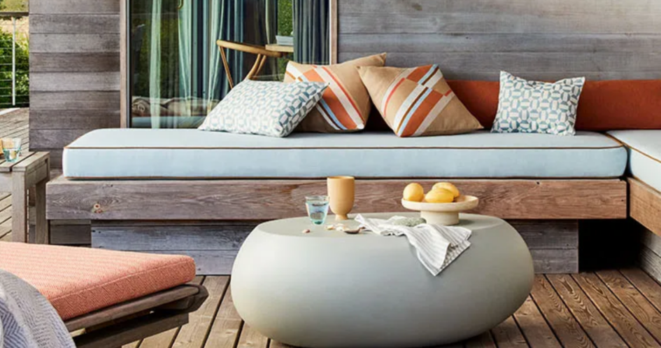 Warm Porch with Sunbrella Cushions